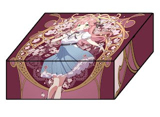 混沌の女神様　ホロライブ　合皮製デッキケース　ダメカンケース　ミュシャ風　ポルカ 混沌の女神様 ホロライブ 合皮製デッキケース ダメカンケース ミュシャ